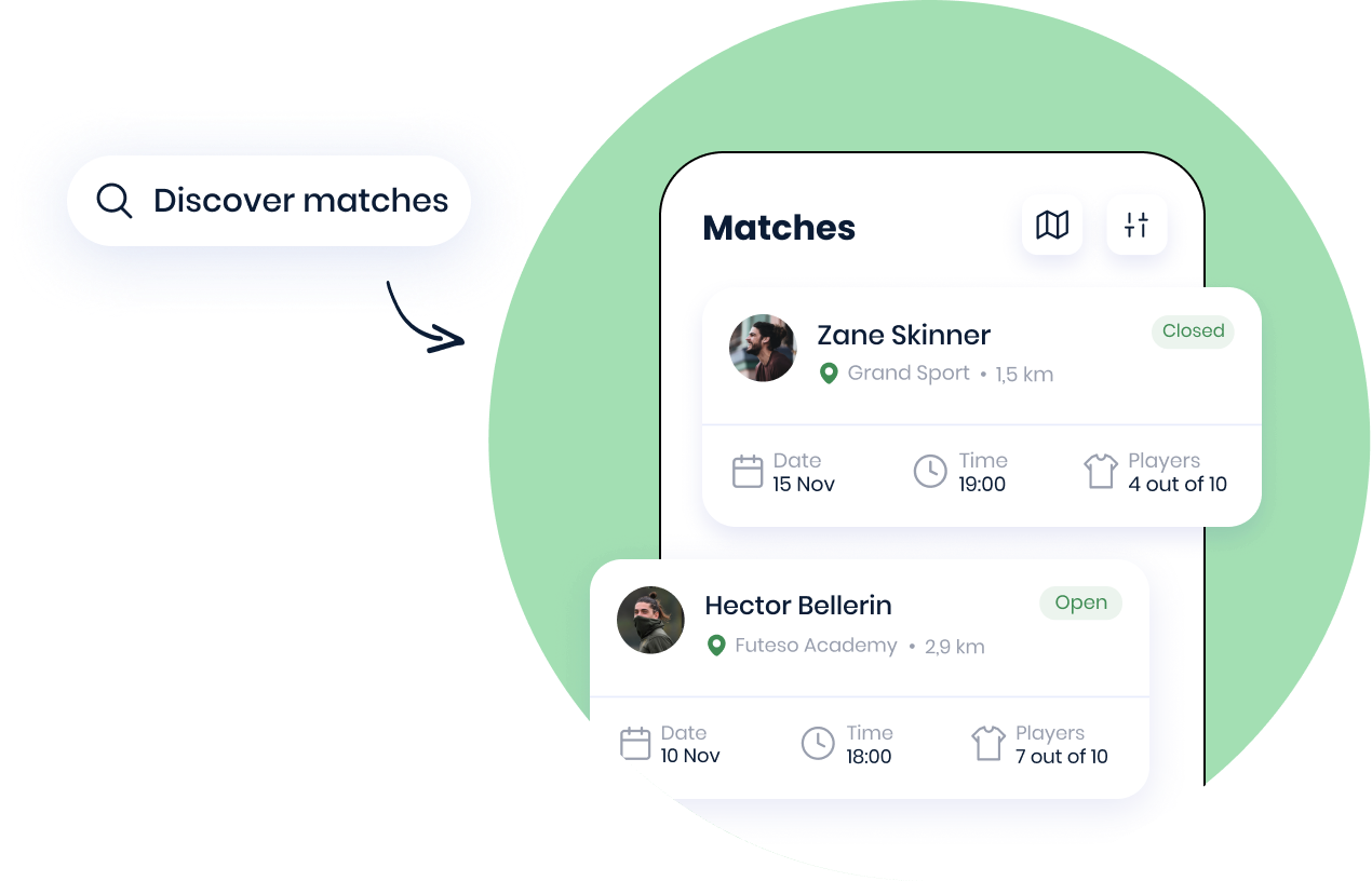 discover matches
